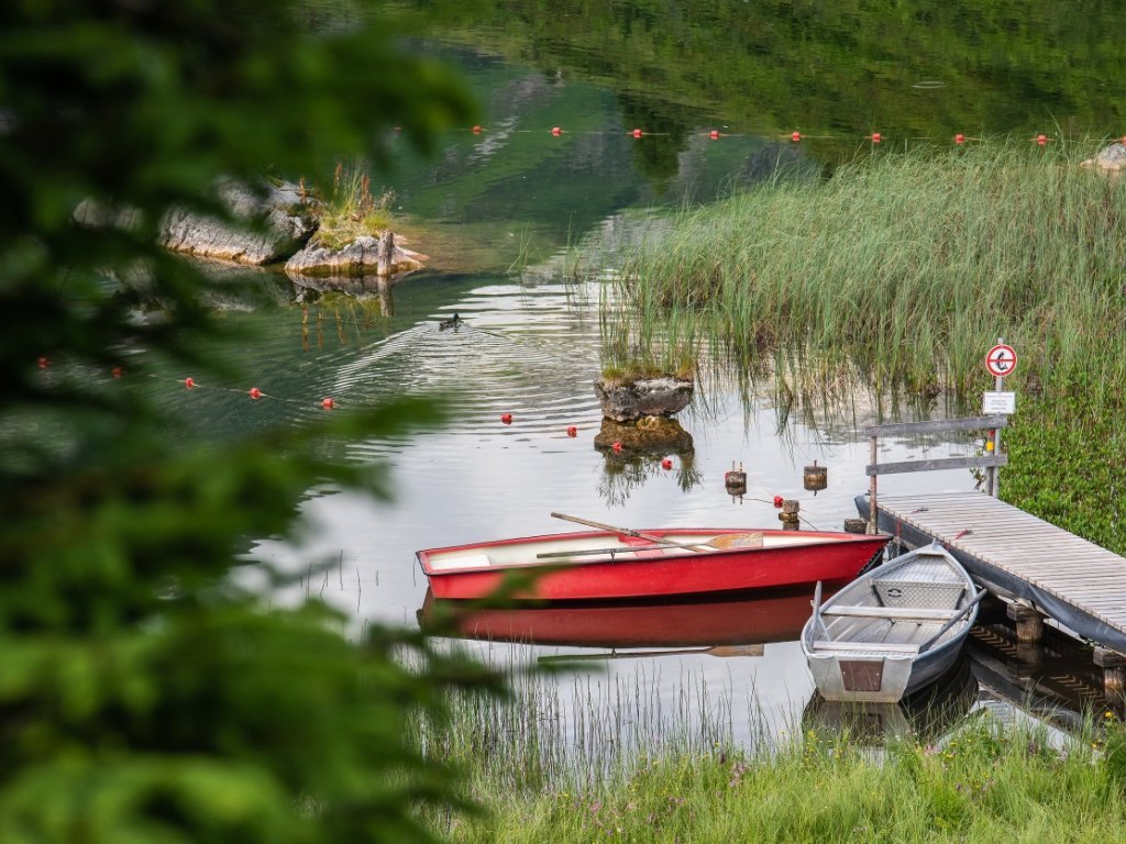 Bootsteeg am Körbersee